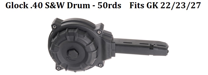 glock 40 with drum