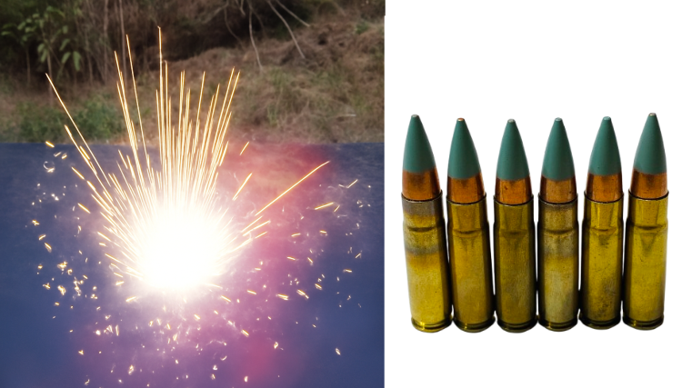 300 Blackout HE Incendiary Ammo - 6rds