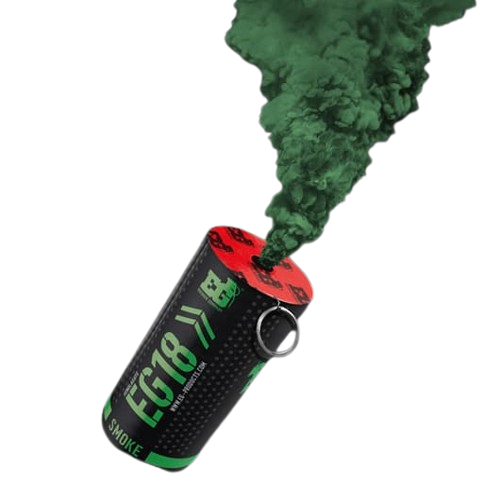 High Output Wire Pull Smoke Grenade - Green