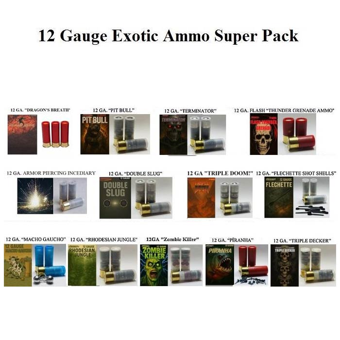 12-Gauge Exotic Ammo Super Pack