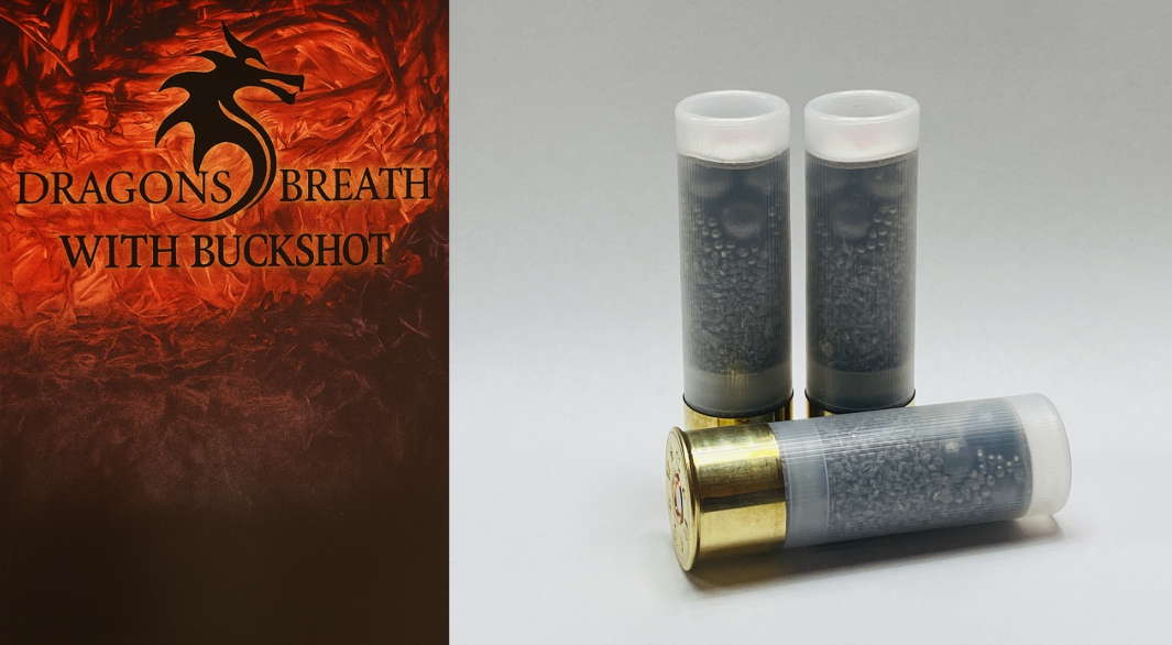 12 Gauge Dragons Breath With 00 Buck Shot - 25 Units Per Package
