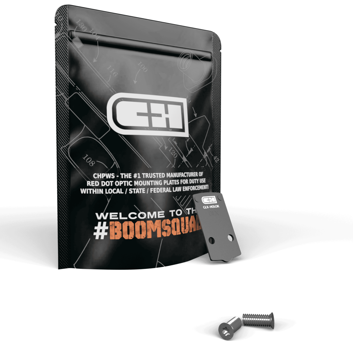 CHPWS Adapter Plate for GLOCK 43X / 48 MOS to Holosun 407k / 507k