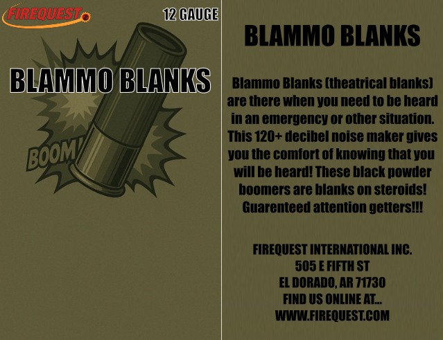 12 Ga. Blammo Blanks 25 Pack
