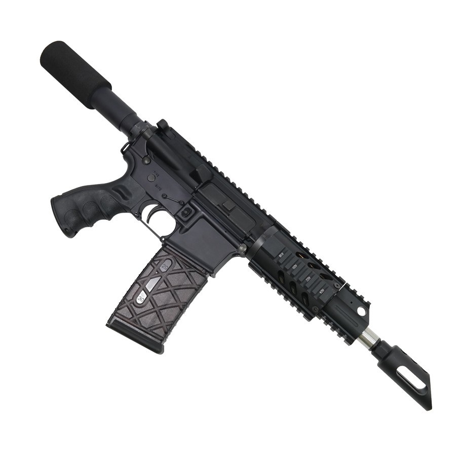 AR-15 Pistol Buffer Tube with Ambi End Plate