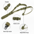 Single Point Tactical Bungee Sling - Olive Drab Green