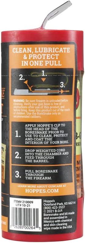 Hoppe's Boresnake CLP Gun Cleaning Kit For 9mm