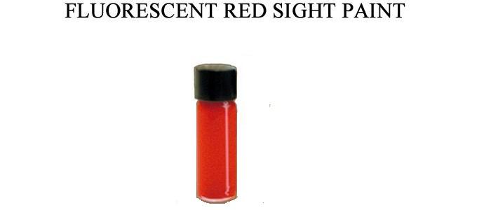 FLUORESCENT RED SIGHT PAINT