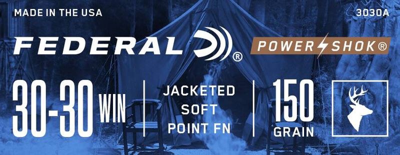 30-30 Winchester Federal Power-Shok 150-Grain - 20rds