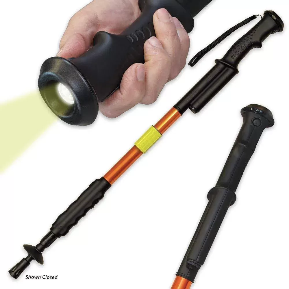 ZAP Hike 'n Strike LED Stun Gun Staff 950K Volts