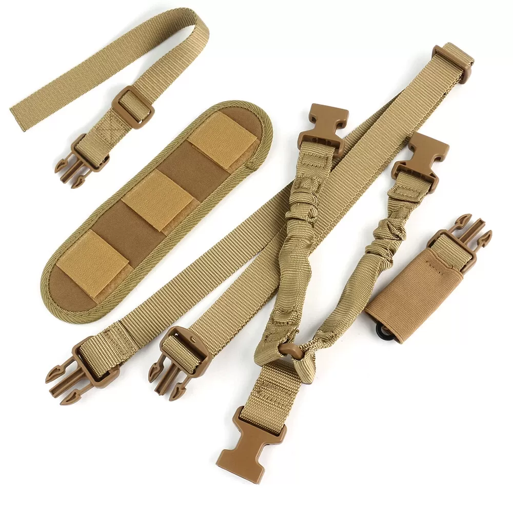 Single Point Tactical Bungee Sling - Tan