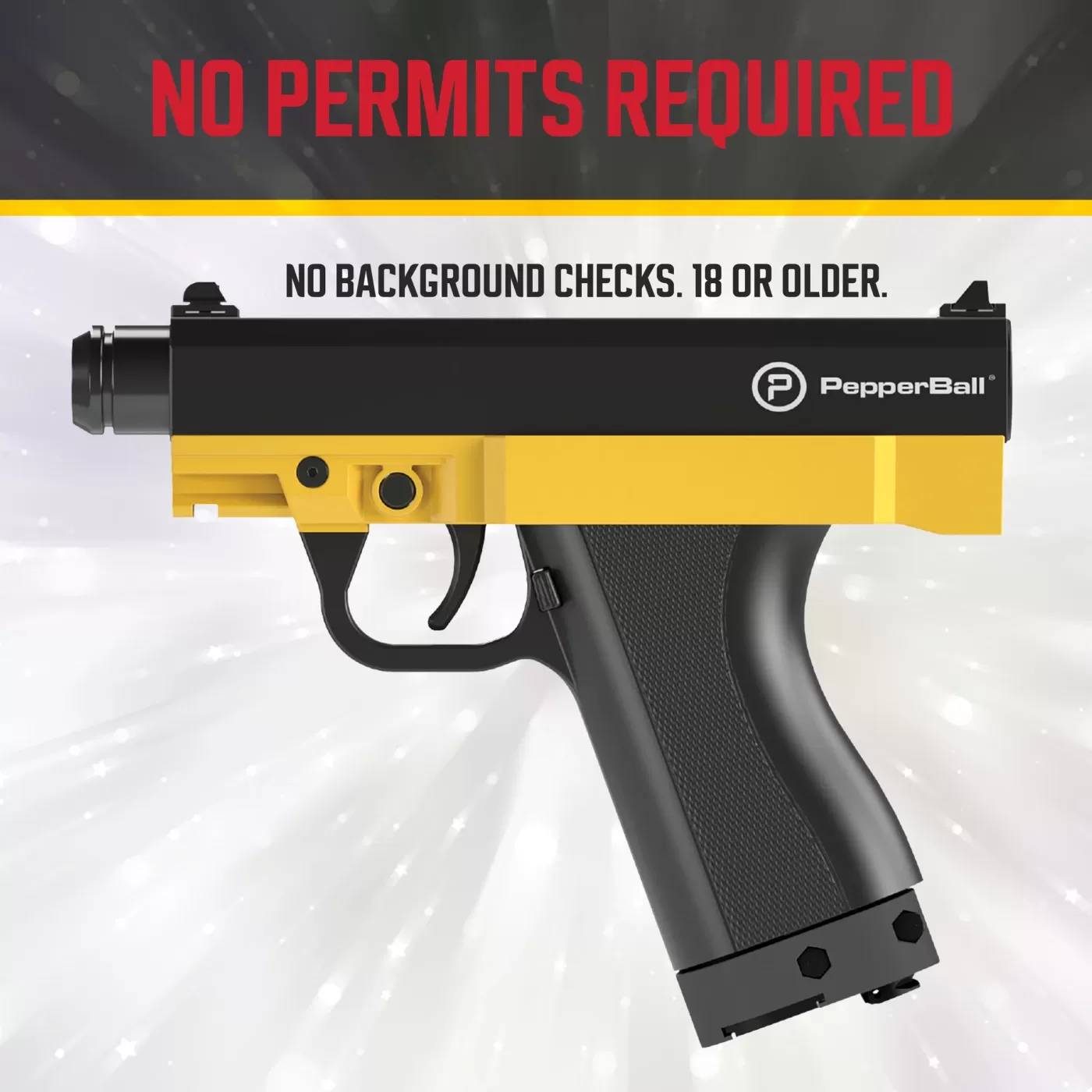 Non-Lethal Pepperball Launcher Ready to Defend Kit