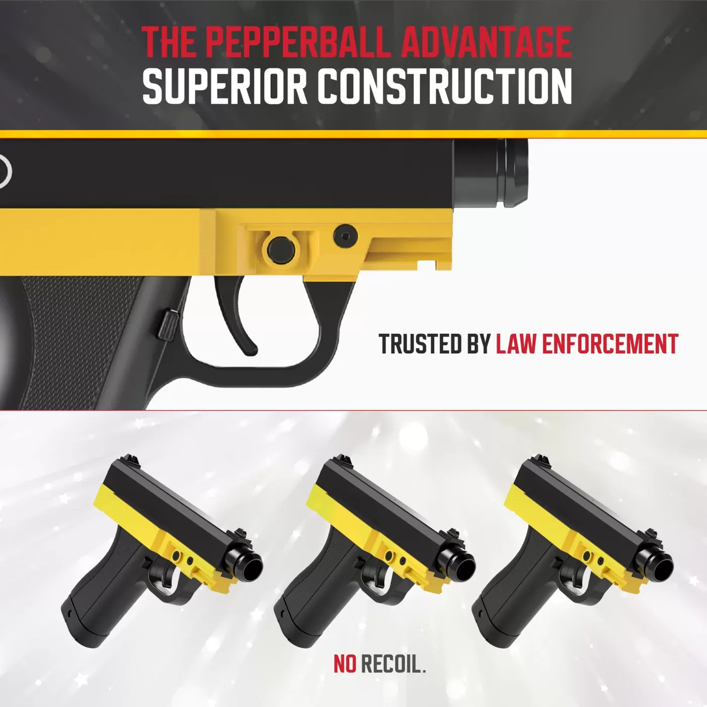 Non-Lethal Pepperball Launcher Ready to Defend Kit