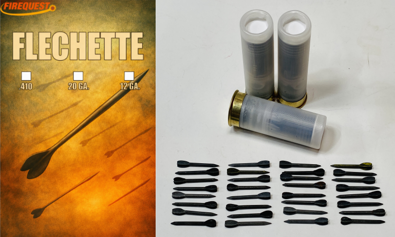 12 Gauge Flechette Shot Shells - 3 Units Per Package