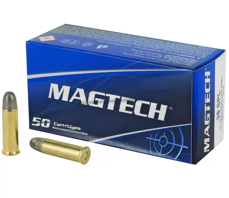 Magtech .38 SPL, 158 GR. LRN, 50RDS