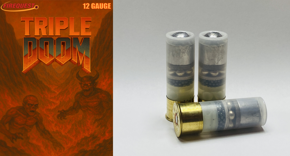 12 Gauge Triple Doom-25 units per package