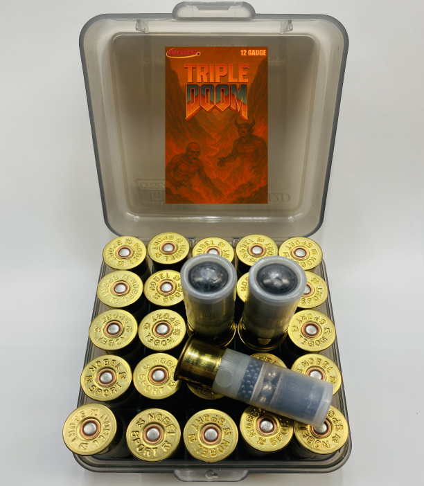 12 Gauge Triple Doom-25 units per package