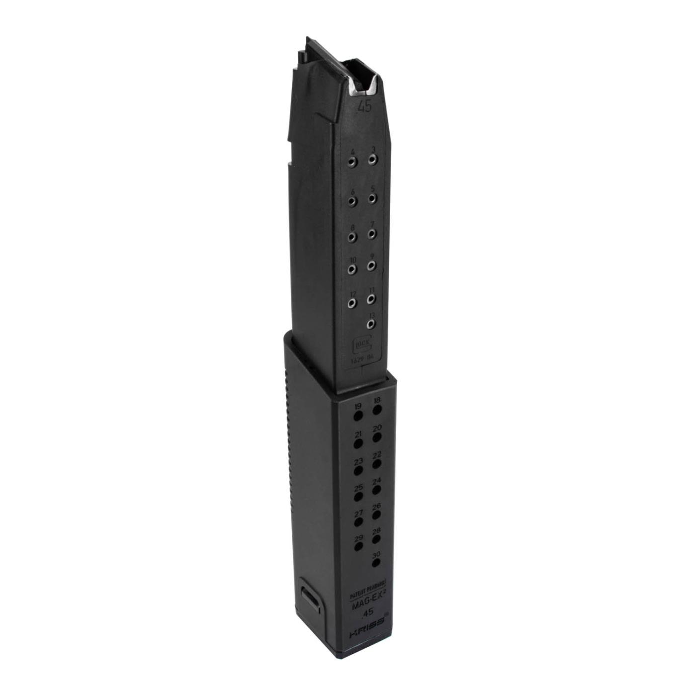 Kriss Mag, Glock G21,G30,G41 .45 ACP 30 Round, Black