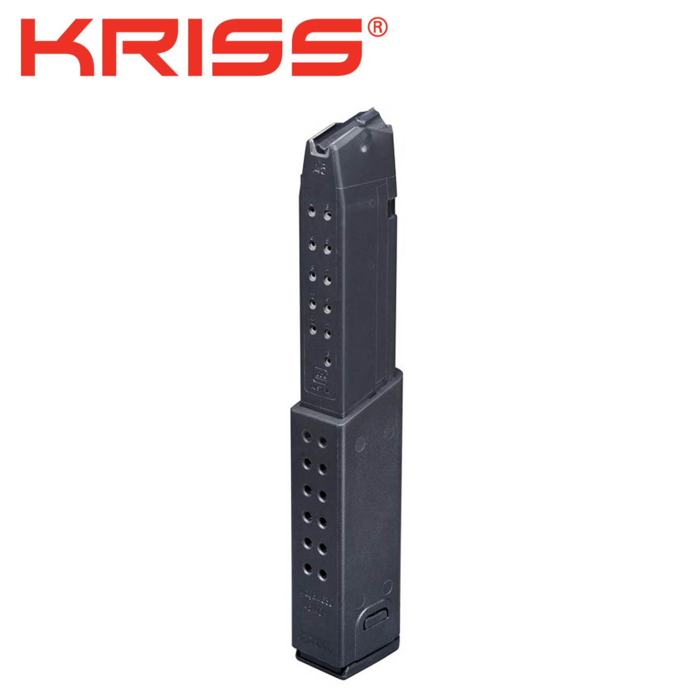 Kriss Mag, Glock G21,G30,G41 .45 ACP 30 Round, Black