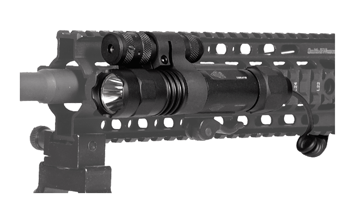 Tactical Red Laser And LED Flashlight Combo