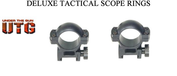 Deluxe Tactical Scope Rings (30Mm Rings)