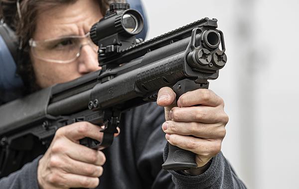 Foregrip with Finger Grooves and Concealed Compartment 