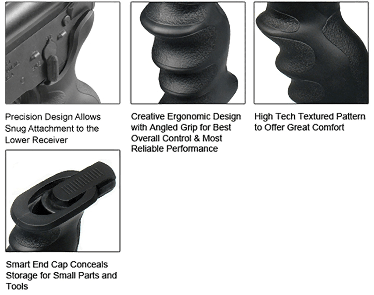 AR-15 Combat Sniper Pistol Grip