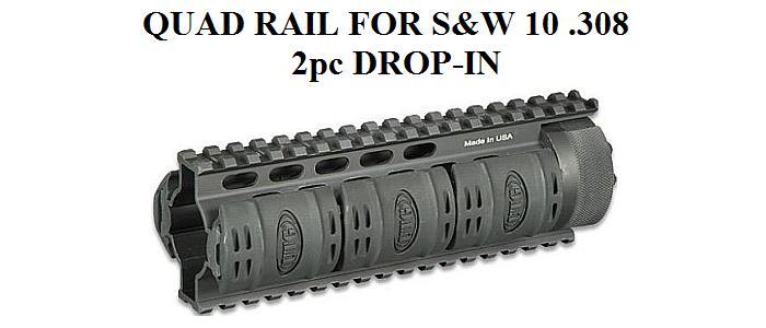 Quad Rail for S&W 308 2pc Drop-In