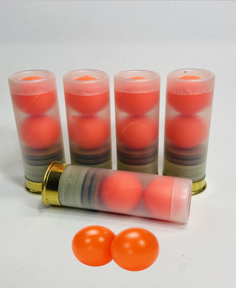 12ga Rubber Double Ball Projectile 5Rds per box