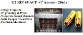 45 ACP +P Plus RIP Ammo - 20rds 