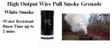 High Output Wire Pull Smoke Grenade - White