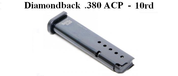 Diamondback 380 ACP - Extended 10 Rd Magazine