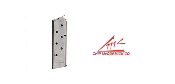 Chip McCormick Match Grade M1911 Style, .45ACP, 7rd, Officers, Stainless Steel