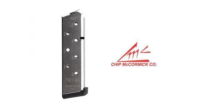 Chip McCormick "Power Mag" M1911 45ACP, 8rd Magazine