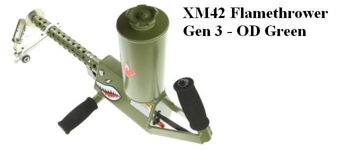 XM42 Generation 3 Flamethrower- OD Green Right Handed