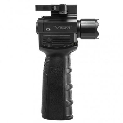 Vertical Grip with Light and Green Laser