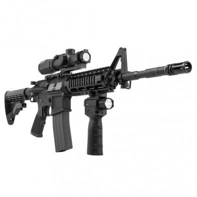 Vertical Grip with Light and Green Laser