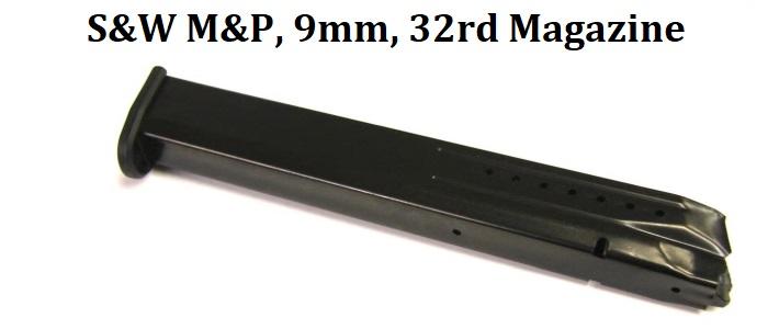 S&W M&P 9MM, 32 Round Magazine