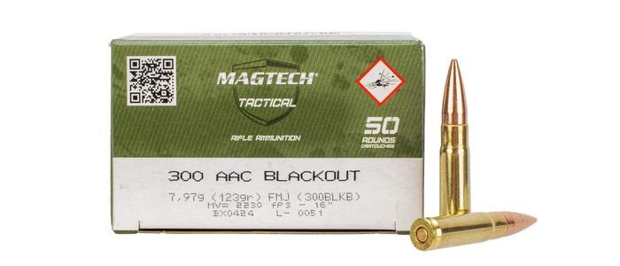 Magtech .300 Blackout 123gr FMJ Ammo - 50rds