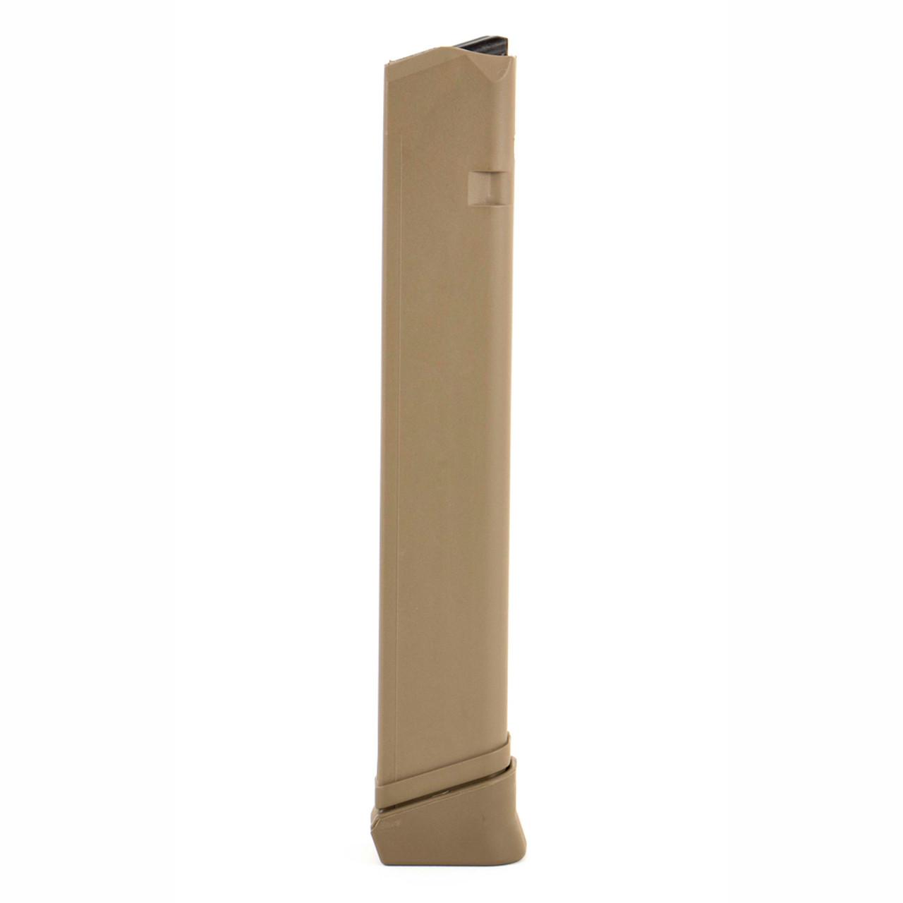 Super High Capacity Glock 9MM, 33rd Magazine - FDE Flat Dark Earth