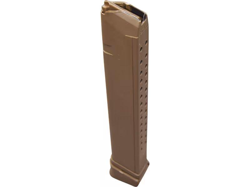 Super High Capacity Glock 9MM, 33rd Magazine - FDE Flat Dark Earth