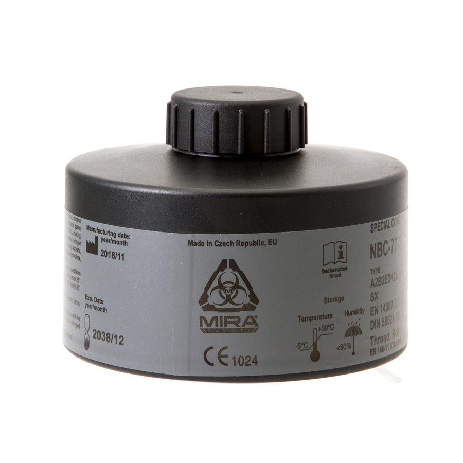 CBRN Gas Mask Filter NBC-77 SOF 40mm Thread - 20 Year Shelf Life | Fits CM-6M & CM-7M Gas Mask MIRA Safety
