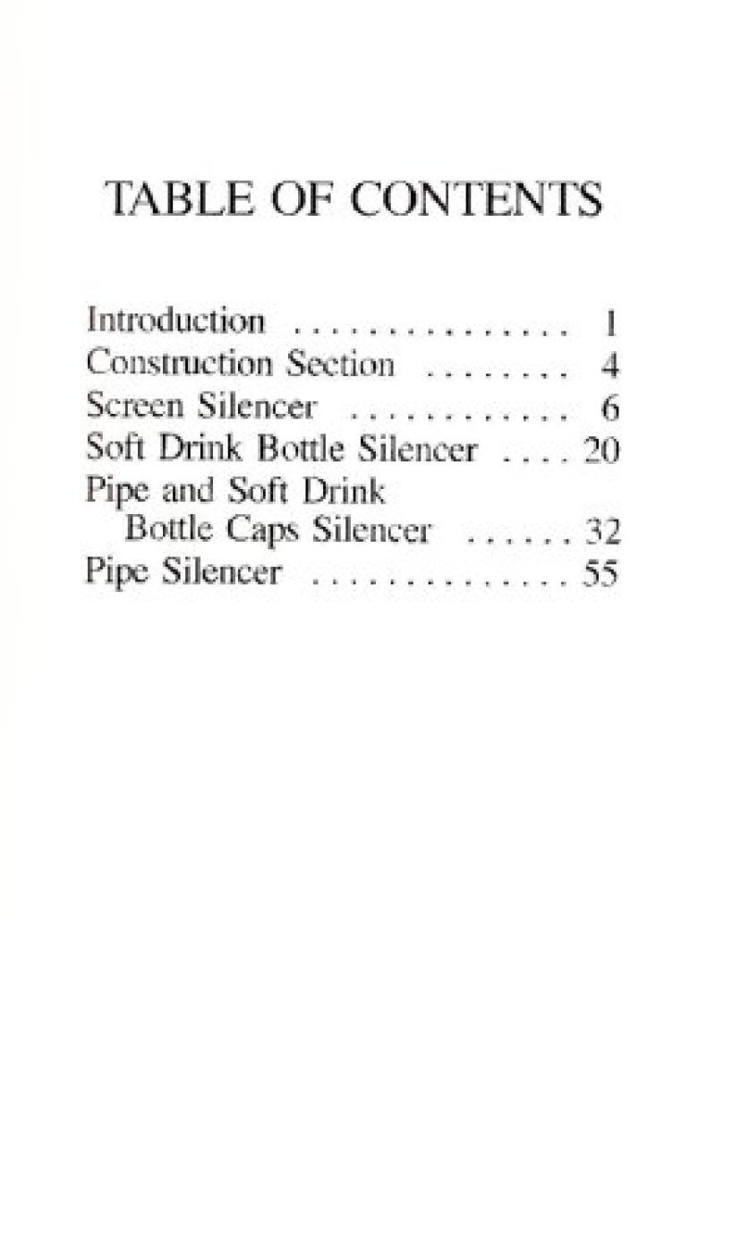 How To Make Disposable Silencers