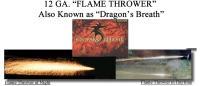 12 Gauge Dragons Breath - 3 Units Per Package
