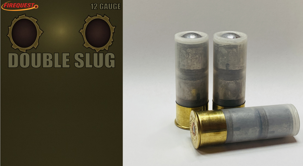 12 Gauge Double Slug - 25 Units Per Package