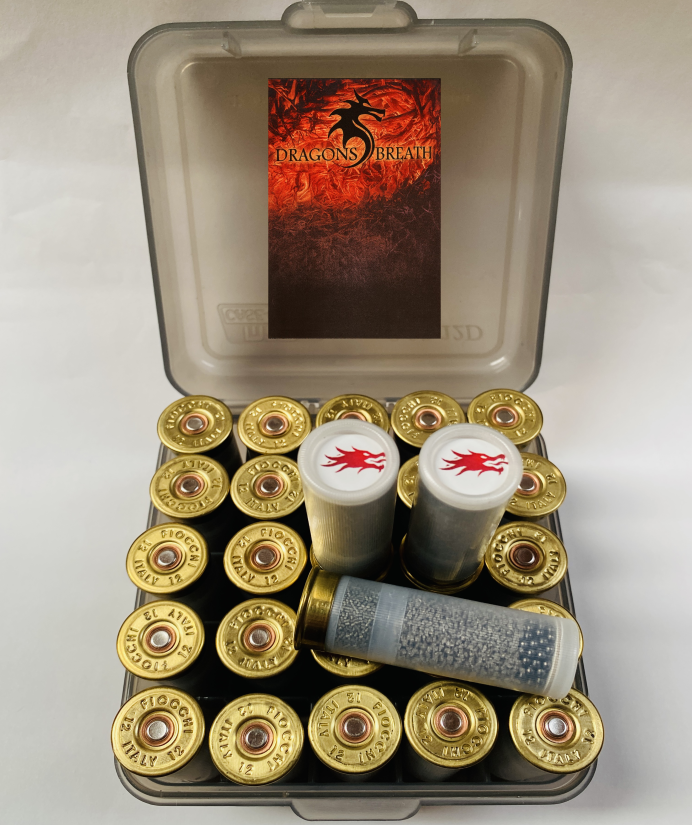 12 Gauge Dragons Breath - 25 Units Per Package