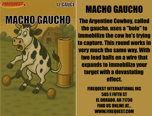 12 Gauge Macho Gaucho - 25 Round Pack