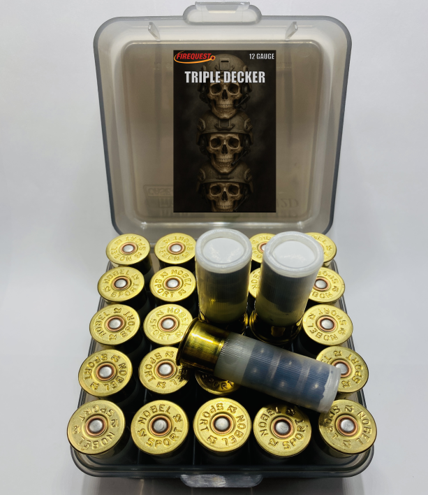 12 Gauge Triple Decker - 25 Round Pack