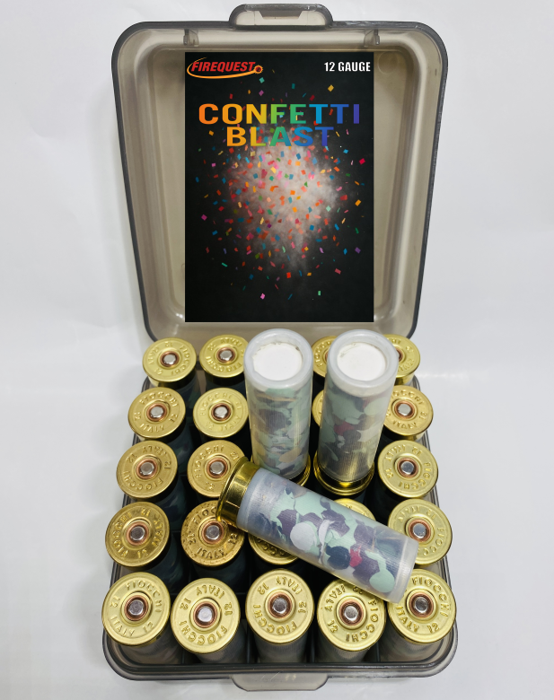 12 Gauge Confetti Ammo - 25 Round Pack