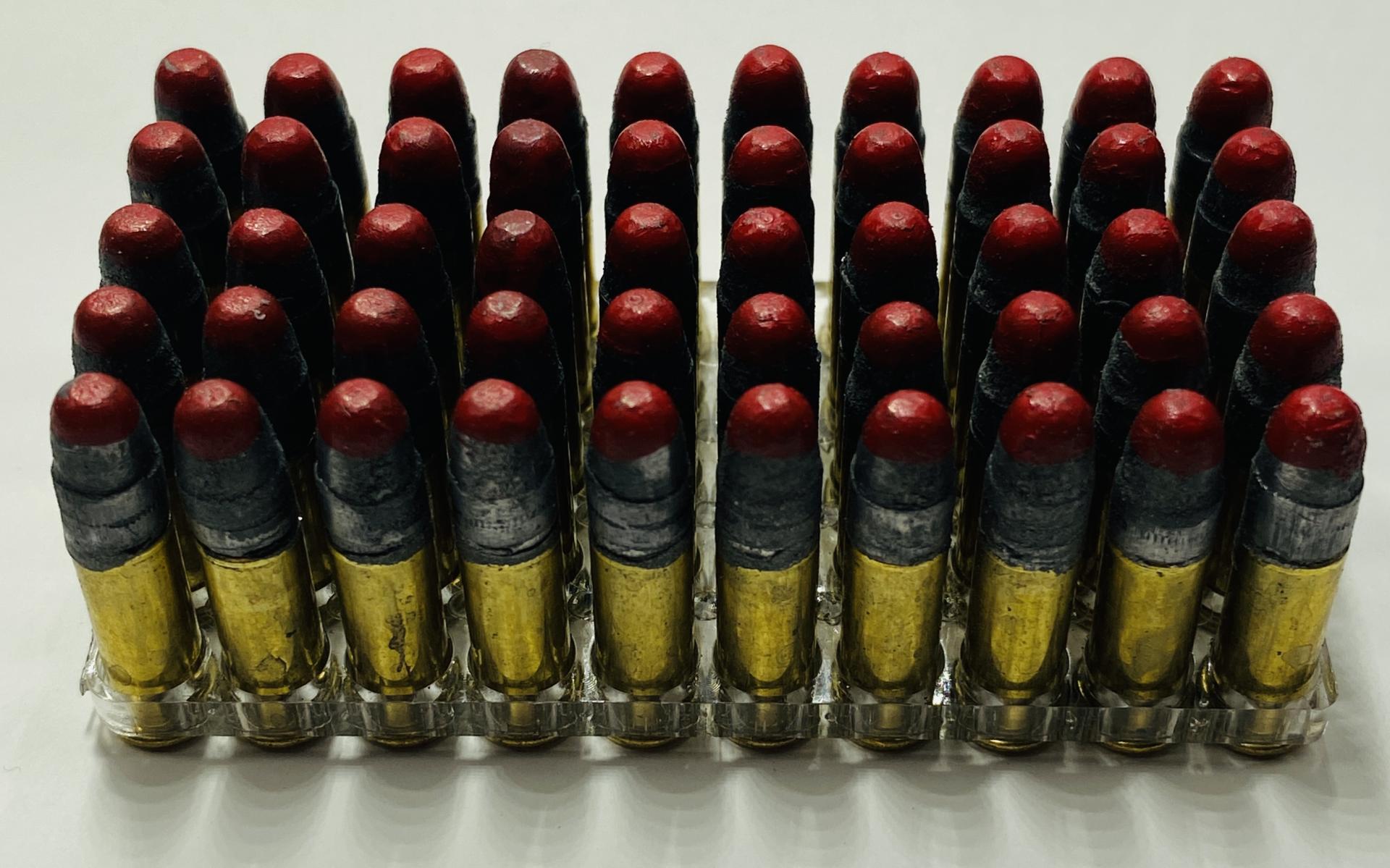 22LR Red Tracer Ammo (50 Rounds)