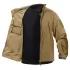 Concealed Carry Soft Shell Tactical Jacket Coyote Brown - X-Large
